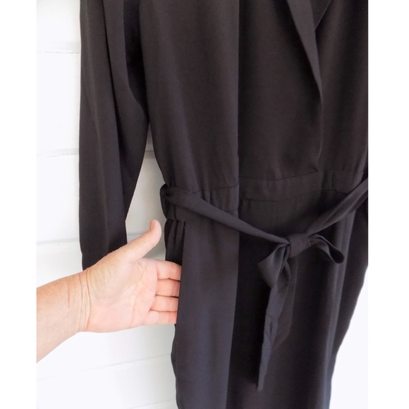 MODERN CITIZEN Mariska Wrap Front Jumpsuit Black-L - Picture 5 of 8